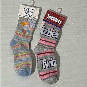 Blow Pop and Twizzlers Themed Socks Kids